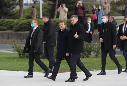 FOTO Pogledajte kako  izgleda Macronov posjet Zagrebu