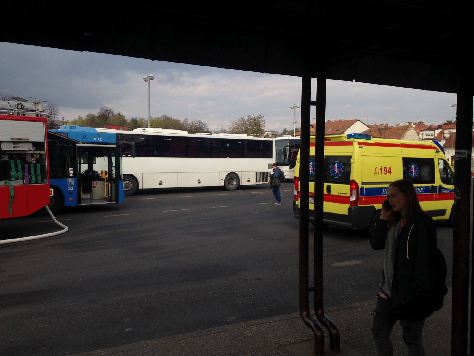 Kaos na Črnomercu: Sudar tri busa, jednom vozaču je pozlilo