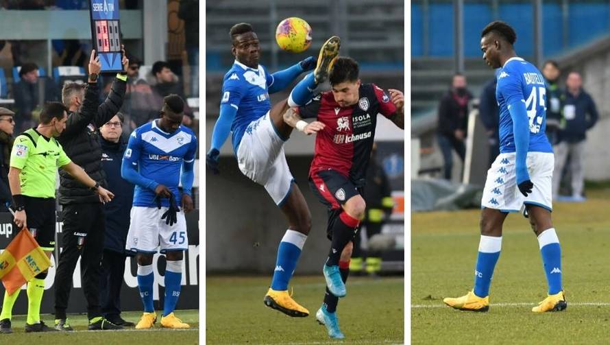 Jedan, jedini - Balotelli: Ušao, nokautirao igrača pa pocrvenio