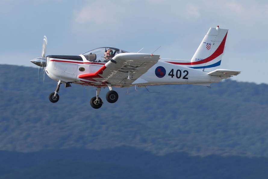 Zagreb: Generalna proba svečanog vojnog mimohoda - zračne snage 