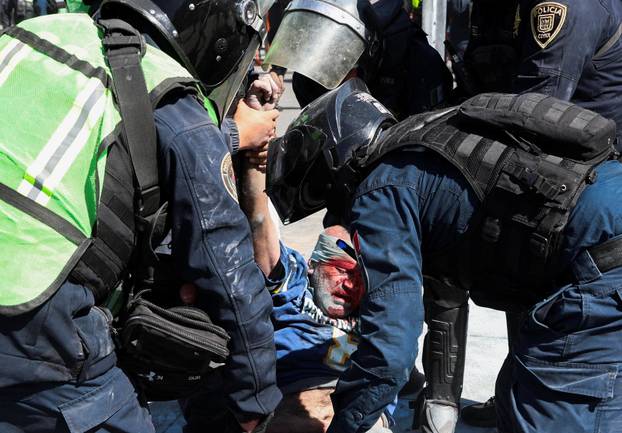 Protest against insecurity and corruption in country, in Mexico City