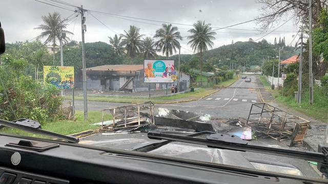FILE PHOTO: Damage caused by rioters in New Caledonia