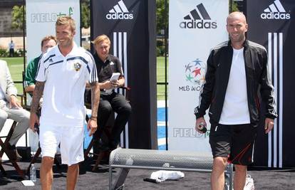 Beckham i Zidane ostavili otiske stopala u cementu