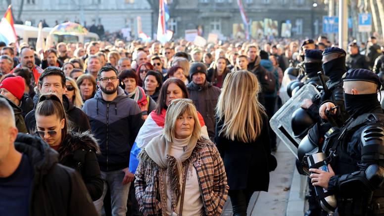 Novi Covid prosvjed u Zagrebu