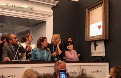 Banksy otkrio: Aukcijska kuća nije znala ništa o rezanju slike