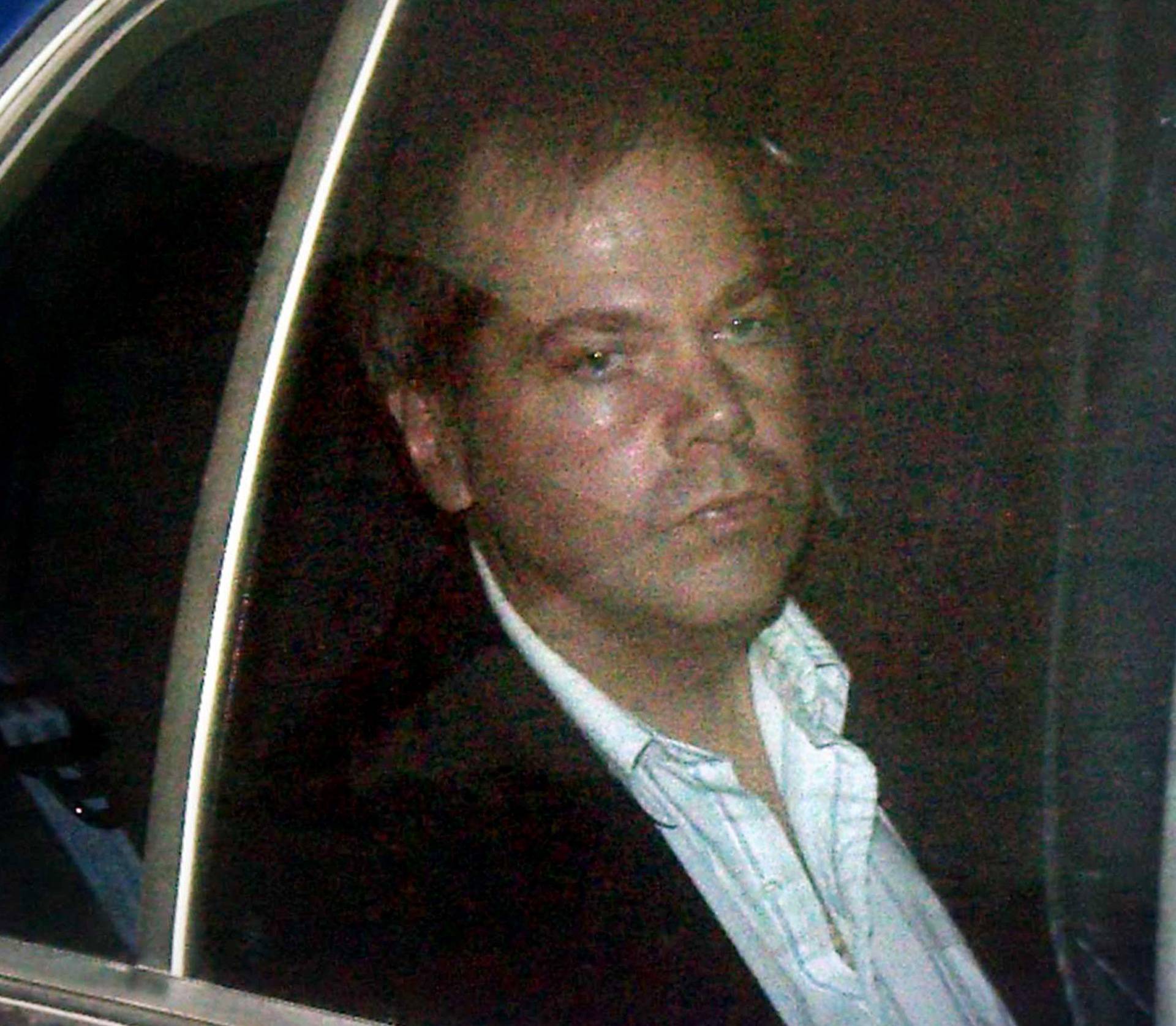 File photo of John Hinckley Jr. arriving at the E. Barrett Prettyman U.S. District Court in Washington DC