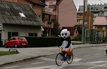'Vozim se ja tako Vrapčem, a ispred mene panda na biciklu'