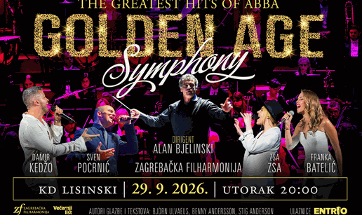 Ve&ccaron;er trapezica, platformi i disko groznice - Golden Age Symphony sti&zcaron;e u Zagreb