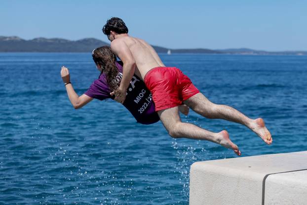 Zadar: Zadarski maturanti obilježavaju posljednji dan srednjoškolskog obrazovanja