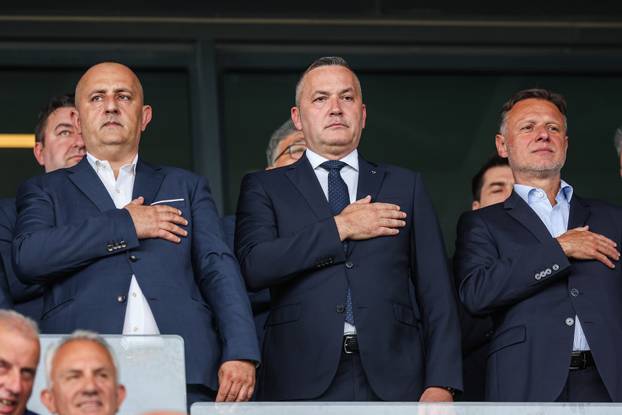 Rijeka: Svečana loža tijekom finalne utakmice SuperSport Hrvatskog nogometnog kupa