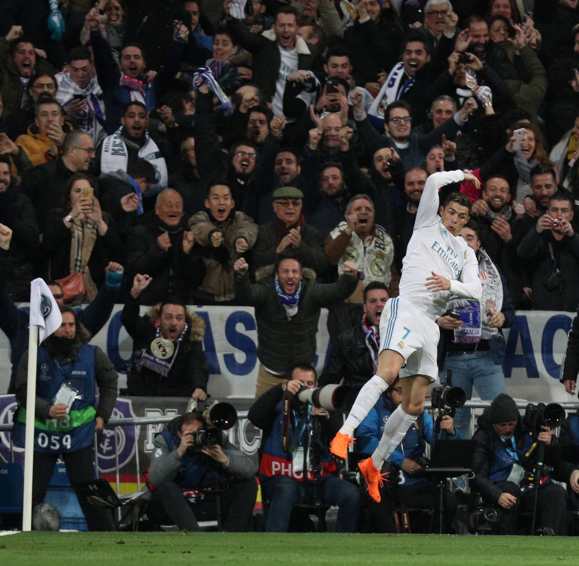 Champions League Round of 16 First Leg - Real Madrid vs Paris St Germain