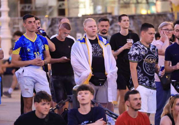 Zagreb: Praćenje utakmice između BiH i Švicarske