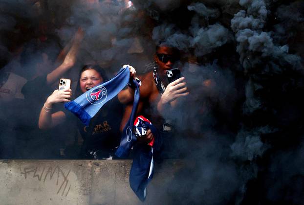 Champions League - Final - Fans gather to watch Paris St Germain v Inter Milan
