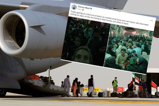 CNN-ova novinarka u avionu s 300 ljudi napustila Afganistan: 'Mi smo ti koji smo imali sreće'