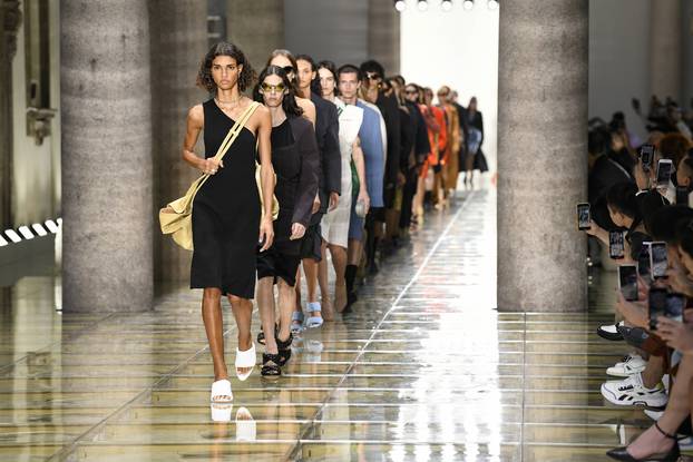 BOTTEGA VENETTA SS20 Runway during Milan Fashion Week  - Milan, Italy 19/09/2019