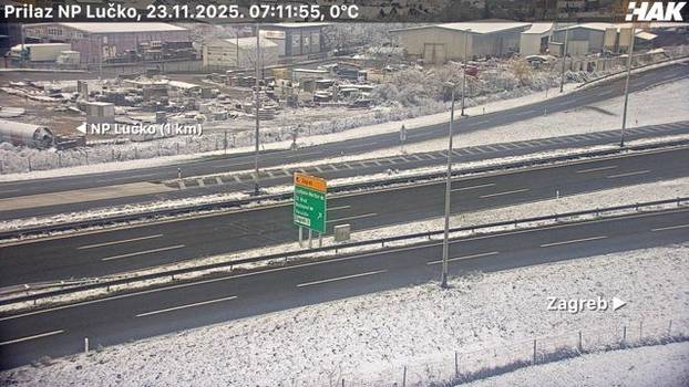 HAK: Snijeg ne pada, autoceste su očišćene. Upozorenje za ove dijelove Hrvatske