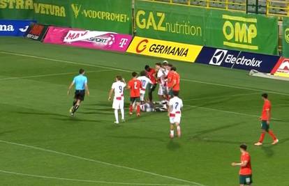 VIDEO Opća makljaža na Aldo Drosini: Hrvati i Portugalci su se zakačili u prijateljskoj utakmici