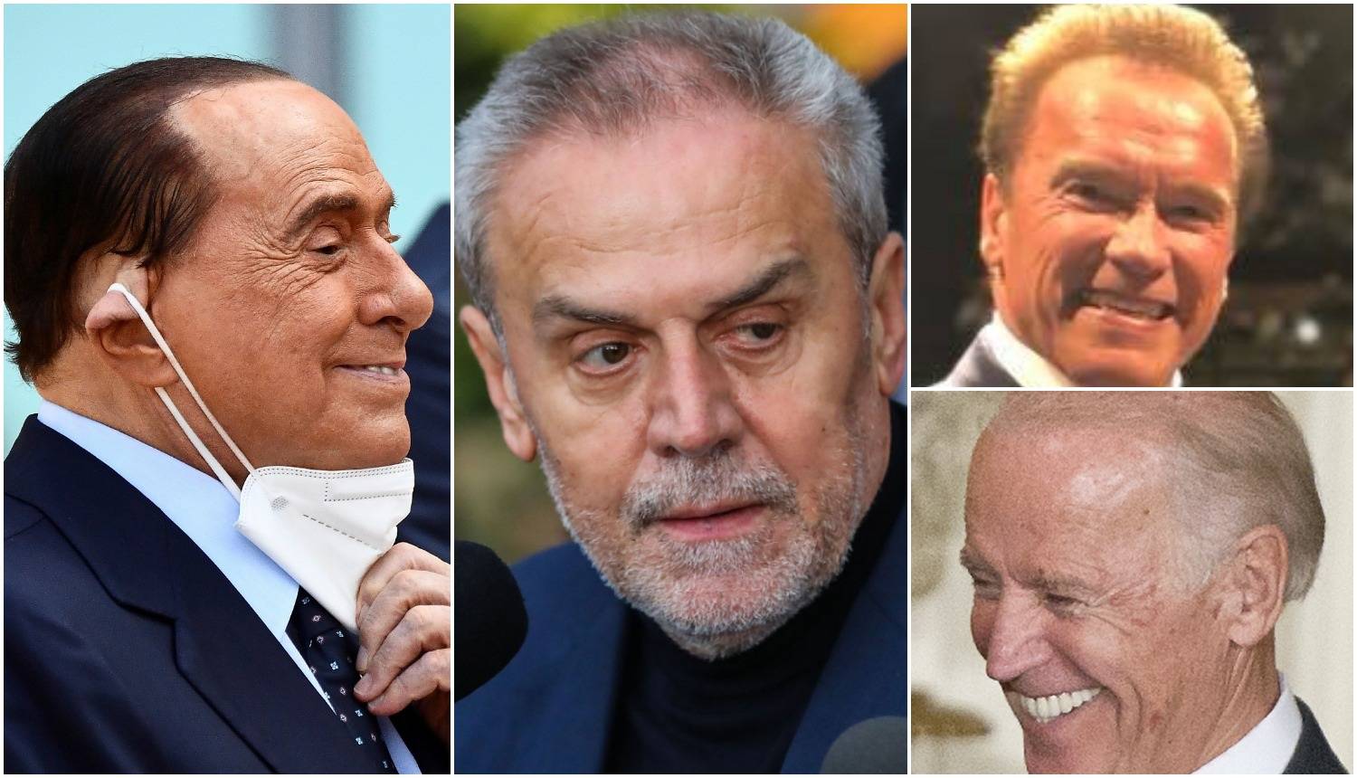 Bore se s borama: Bandić kao grinč, Berlusconi više ne može pomicati lice, Biden se zategnuo