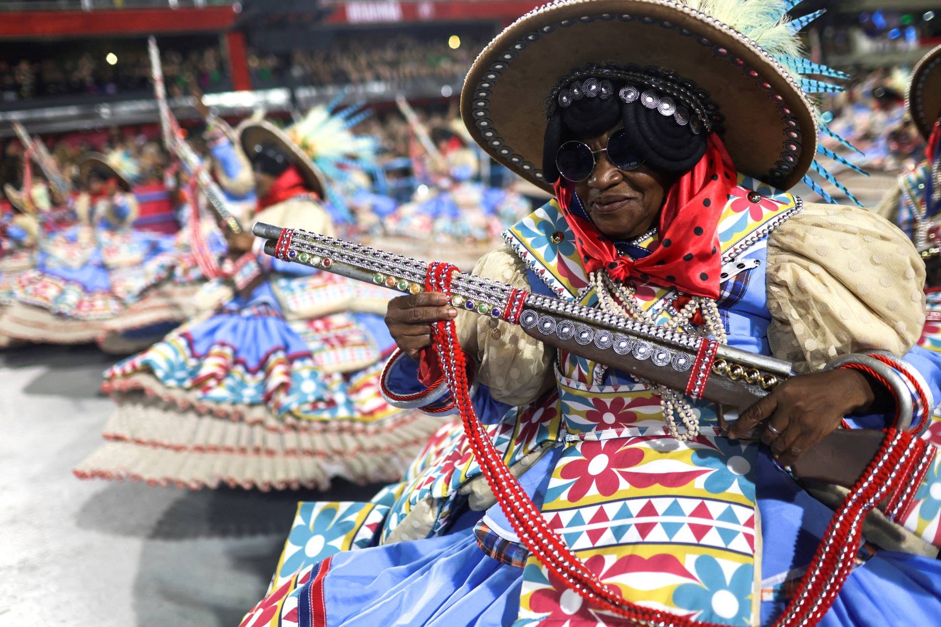 Carnival magic descends on Rio as second night of elite samba schools lights up the Sambadrome, in Rio de Janeiro