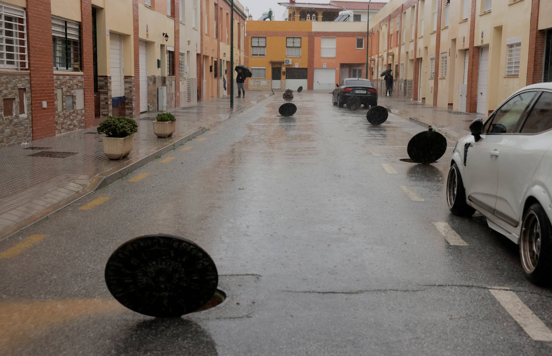 Heavy rains in Malaga