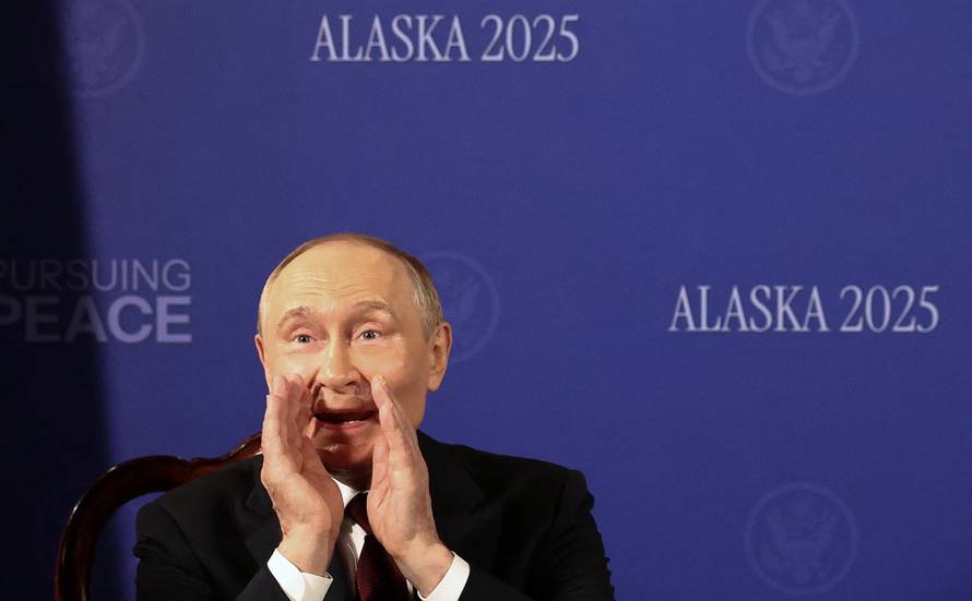 U.S. President Trump meets with Russian President Putin in Alaska