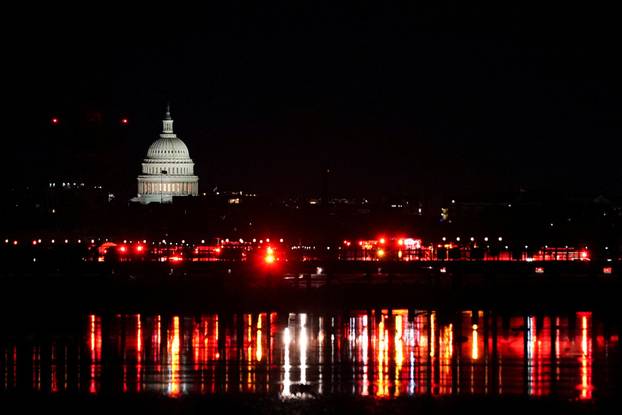 FILE PHOTO: American Eagle aircraft crashes in the Potomac River near Ronald Reagan Washington National Airport