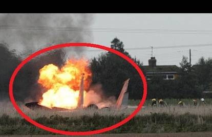 Američki lovac F-15 srušio se blizu kuća u Velikoj Britaniji