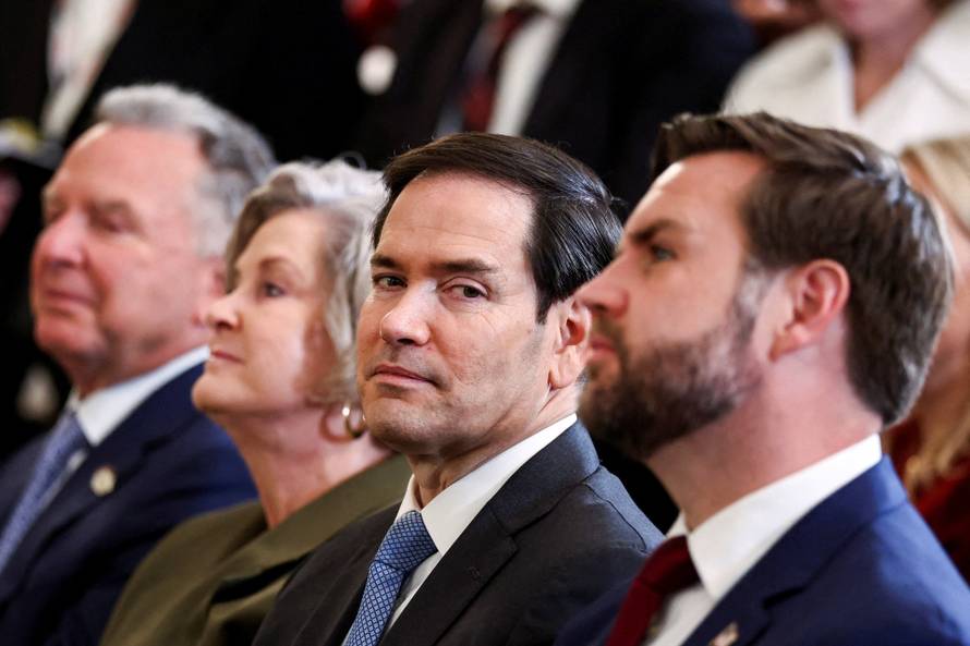 U.S. President Trump meets Israeli PM Netanyahu at the White House in Washington