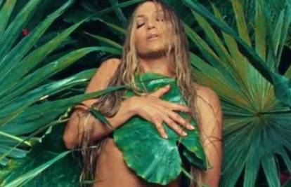 Gola i mokra J.Lo pokrila je strateške dijelove samo lišćem