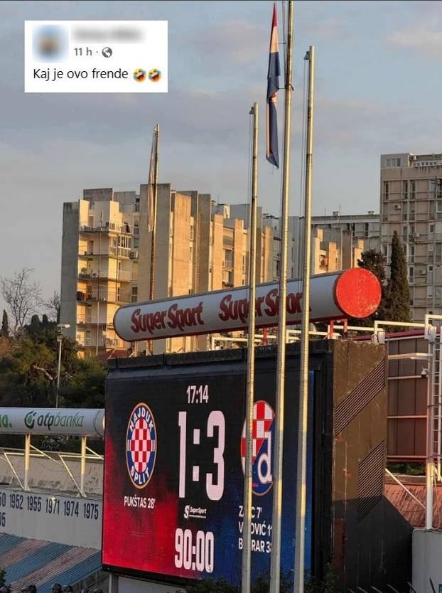 FOTO Najbolji memeovi derbija: Tovar na aparatima, Riva na -10