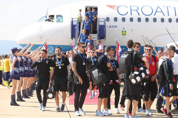 ARHIVA - 2018. Godišnjica dočeka Vatrenih nakon osvajanja srebrne medalje na SP-u u Rusiji