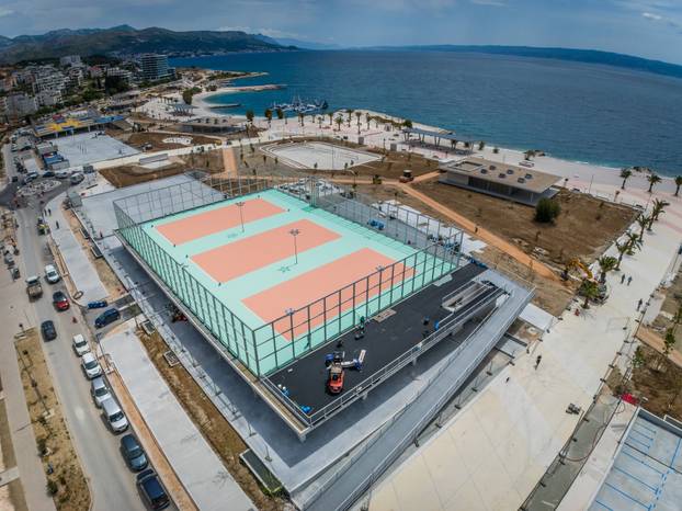 Split uskoro dobiva jednu od najljepših plaža na Mediteranu, ovako sada Žnjan izgleda iz zraka