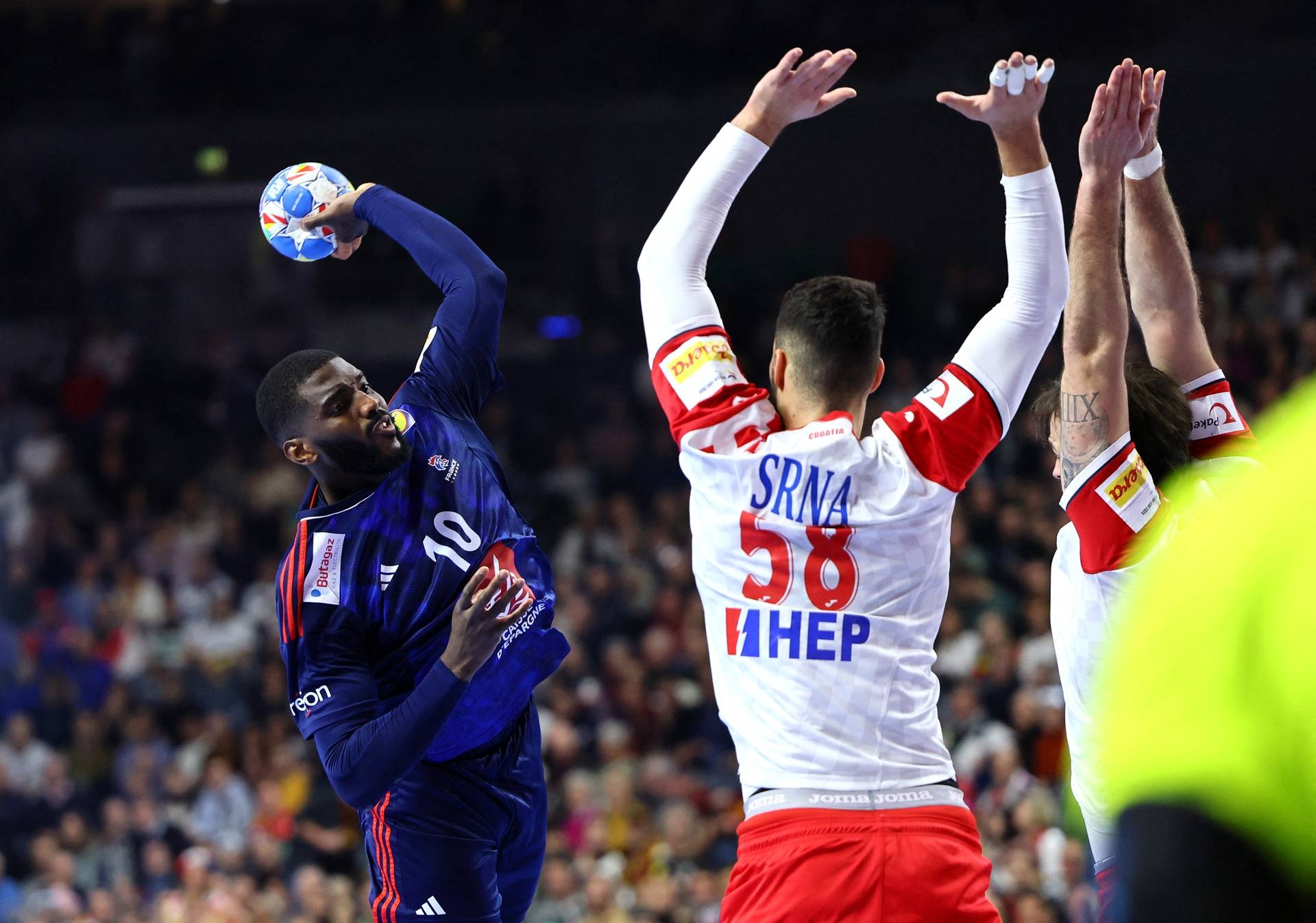 EHF 2024 Men's European Handball Championship - Main Round - France v Croatia