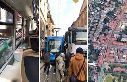 Krš i lom u centru Zagreba. Sudarili su se tramvaj i kamion: 'Stakla su pucala, ljudi su vikali'