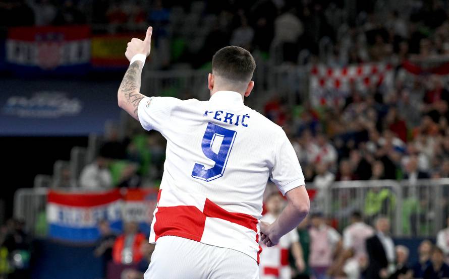 Susret Hrvatske i Španjolske u polufinalu Europskog prvenstva u futsalu
