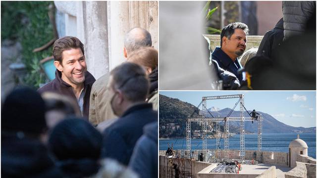 FOTO Filmske zvijezde stigle na set u Dubrovnik: John Krasinski i Michael Pena šetali gradom