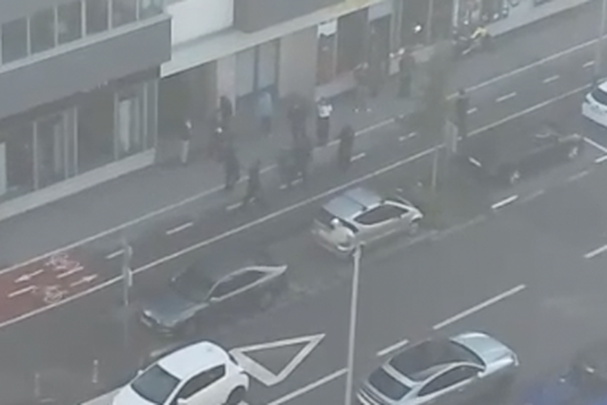 Trenutak pucnjave u Središću