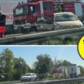 Užas na A3: Zarobljenog vozača (27) kamiona spasili vatrogasci. Sudario se s kamionom i autom