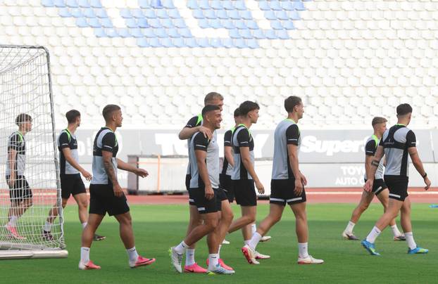 Split:  MŠK Žilina odradila trening na Poljudu