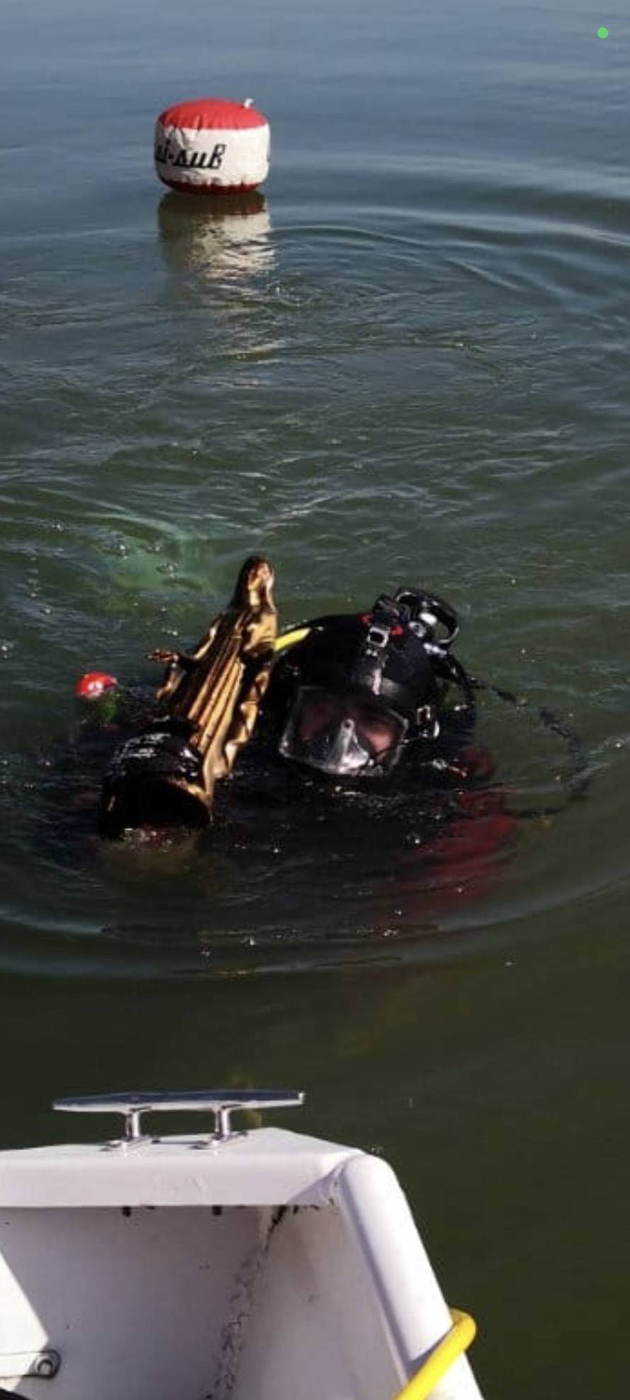 FOTO HGSS iz Save izvukao kip Gospe: 'Čudni su putevi Božji...'