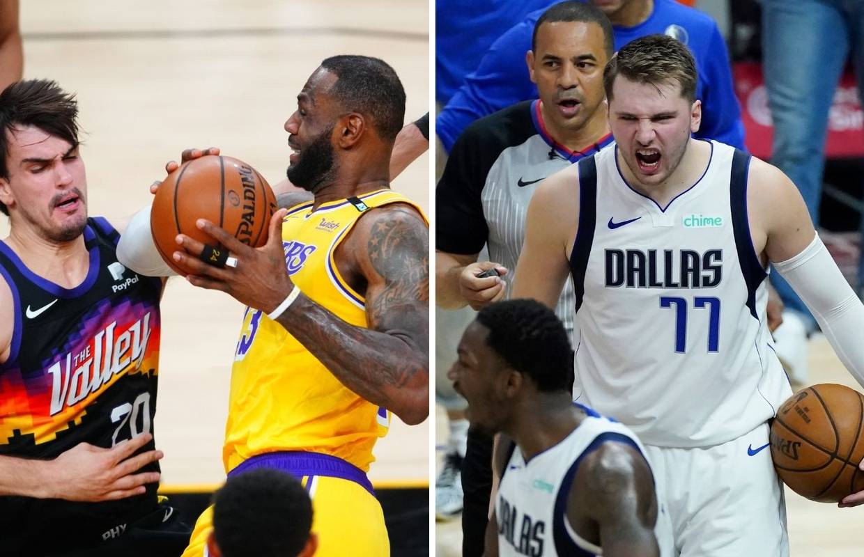 Lakersi se vratili, a Dončić uništava Clipperse. Šarić i Zubac jedva da su pogledali ka košu...
