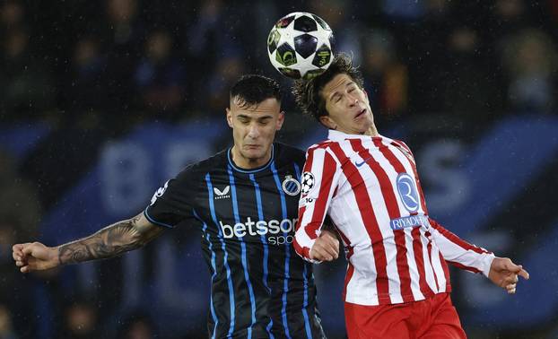 UEFA Champions League - Play Off - First Leg - Club Brugge v Atletico Madrid