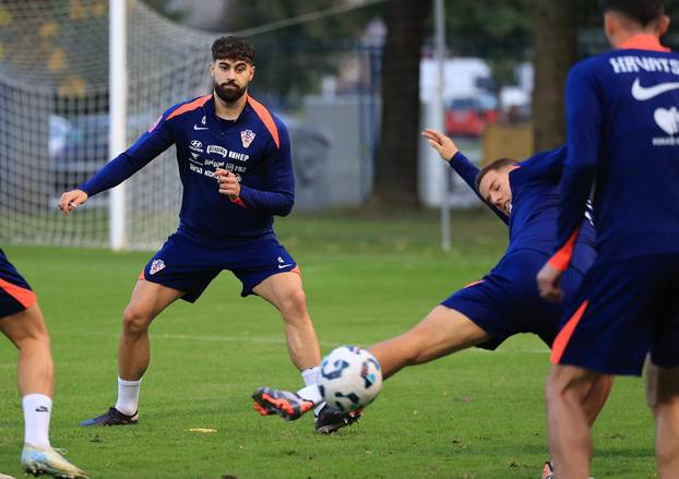 Zagreb: Trening nogometnih reprezentativaca uoči utakmice sa Škotskom