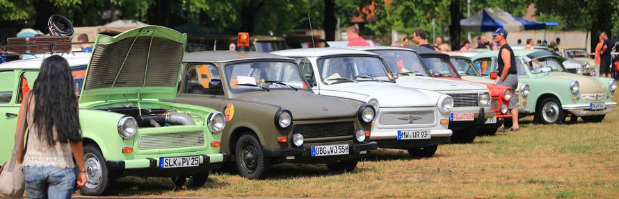 Classic car meeting in Biere