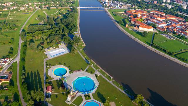 Aerial,Photo,Of,Osijek,City,,Croatia