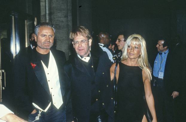 Gianni Versace, Elton John, Donatella Versace Â©