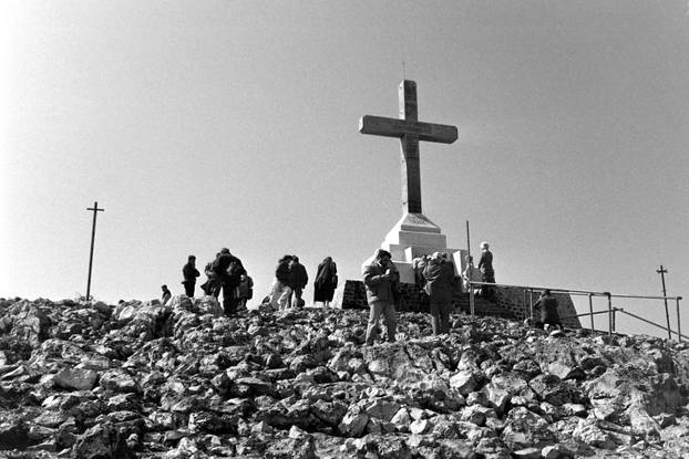 Podbrdo, mjesto ukazanja Gospe u Međugorju, 27.1.1991.