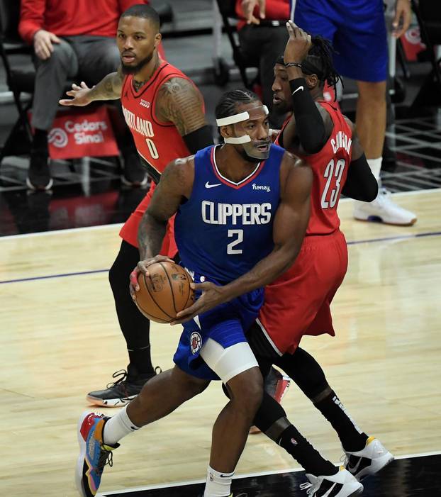 NBA: Portland Trail Blazers at Los Angeles Clippers