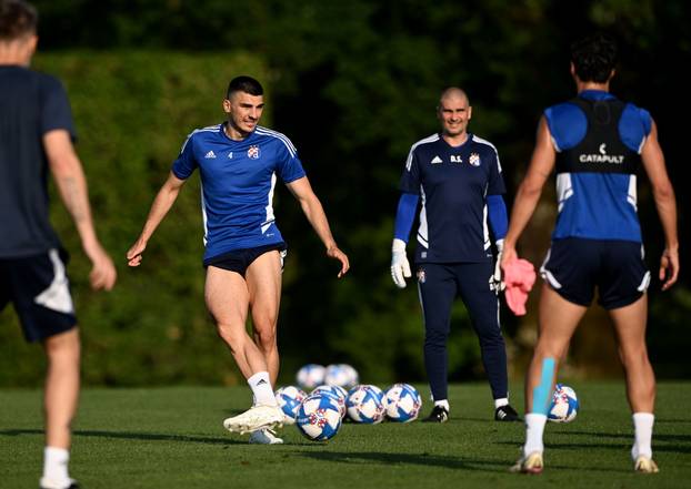 Trening nogometaša GNK Dinamo na pripremama u Sloveniji