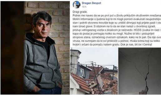 Dragan Despot moli za pomoć: 'Prijetnja nam je iznad glave'